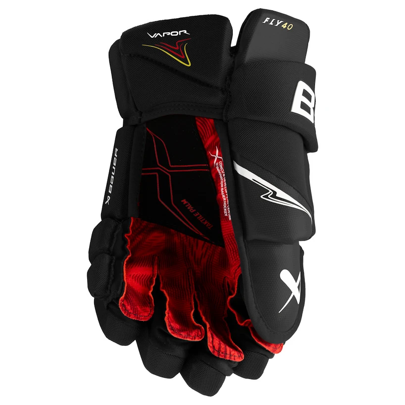 Eishockeyhandschuhe Bauer Vapor FLY40 Schwarz/Weiß Senior – Bild 2
