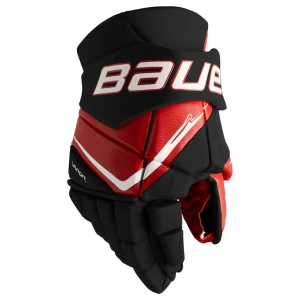 Eishockeyhandschuhe Bauer Vapor FLY40 Schwarz/Rot Intermediate
