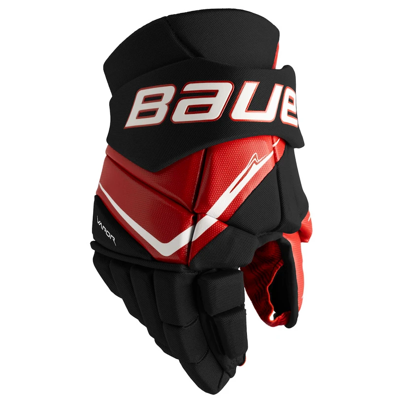 Eishockeyhandschuhe Bauer Vapor FLY40 Schwarz/Rot Intermediate
