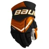Eishockeyhandschuhe Bauer Vapor FLYLITE Schwarz/Orange Intermediate