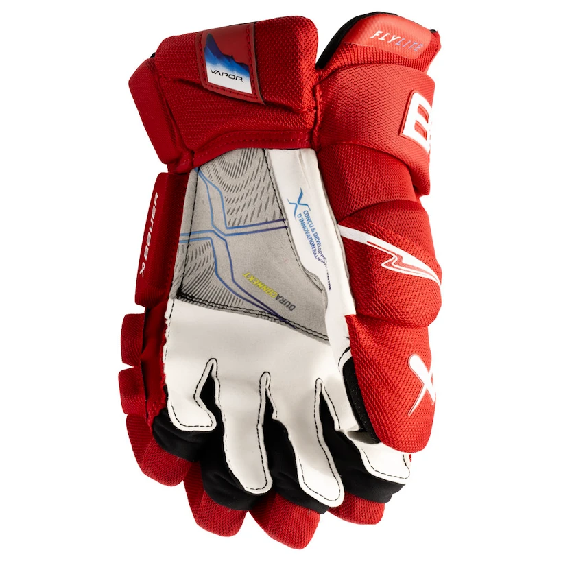 Eishockeyhandschuhe Bauer Vapor FLYLITE Rot Senior – Bild 2